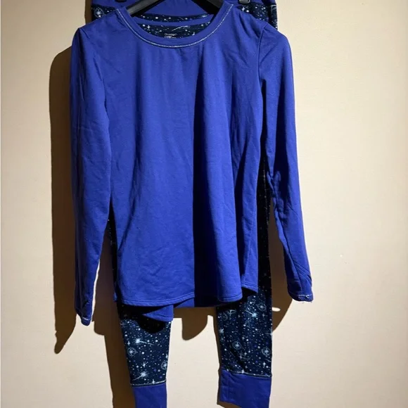 Climate Right Cuddl Duds Womens Large Blue & Purple - Picture 5 of 10